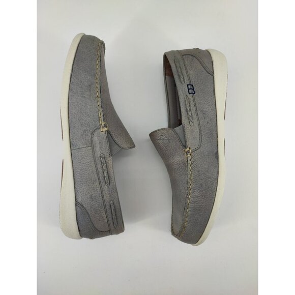 Tommy Bahama Men's Thackery Gray Leather Slip-On Shoes Size 9 US - Picture 5 of 9